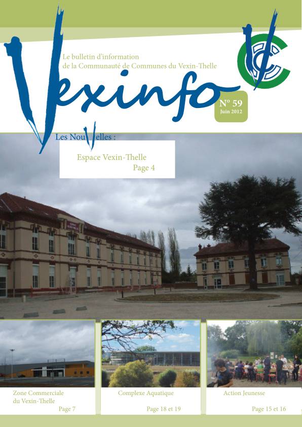 Document PDF contenant le Vexinfo n°59 du mois de juin 2012
