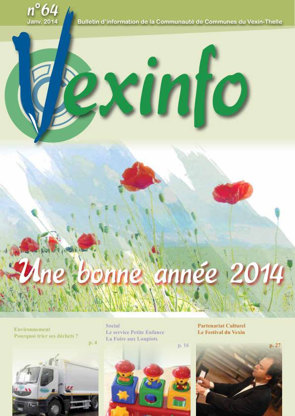 Document PDF contenant le Vexinfo n°64 du mois de janvier 2014