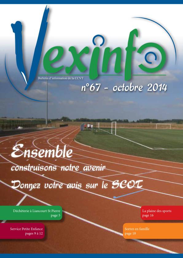 Document PDF contenant le Vexinfo n°67 du mois de octobre 2014