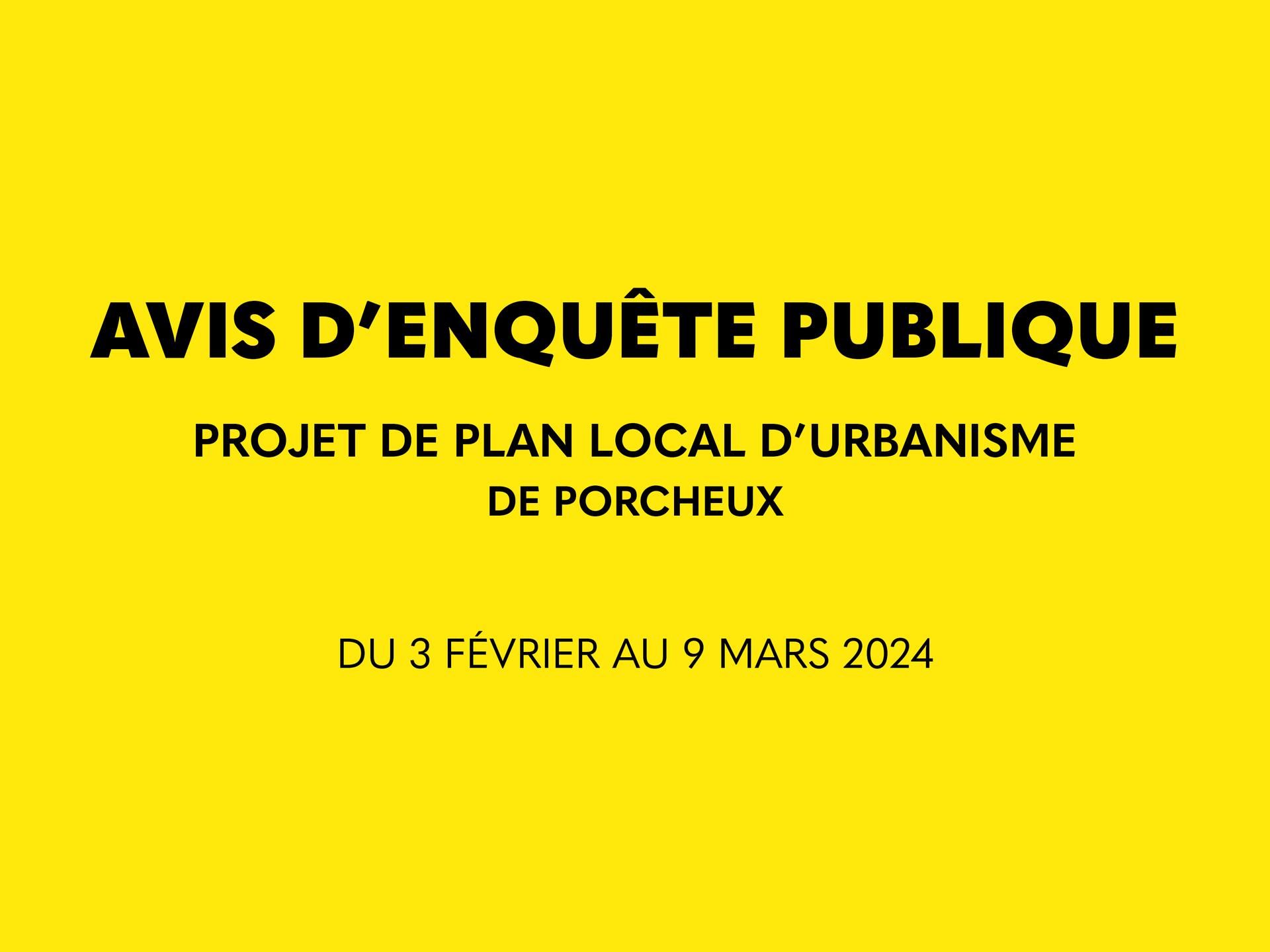 Enquête publique Porcheux-2024