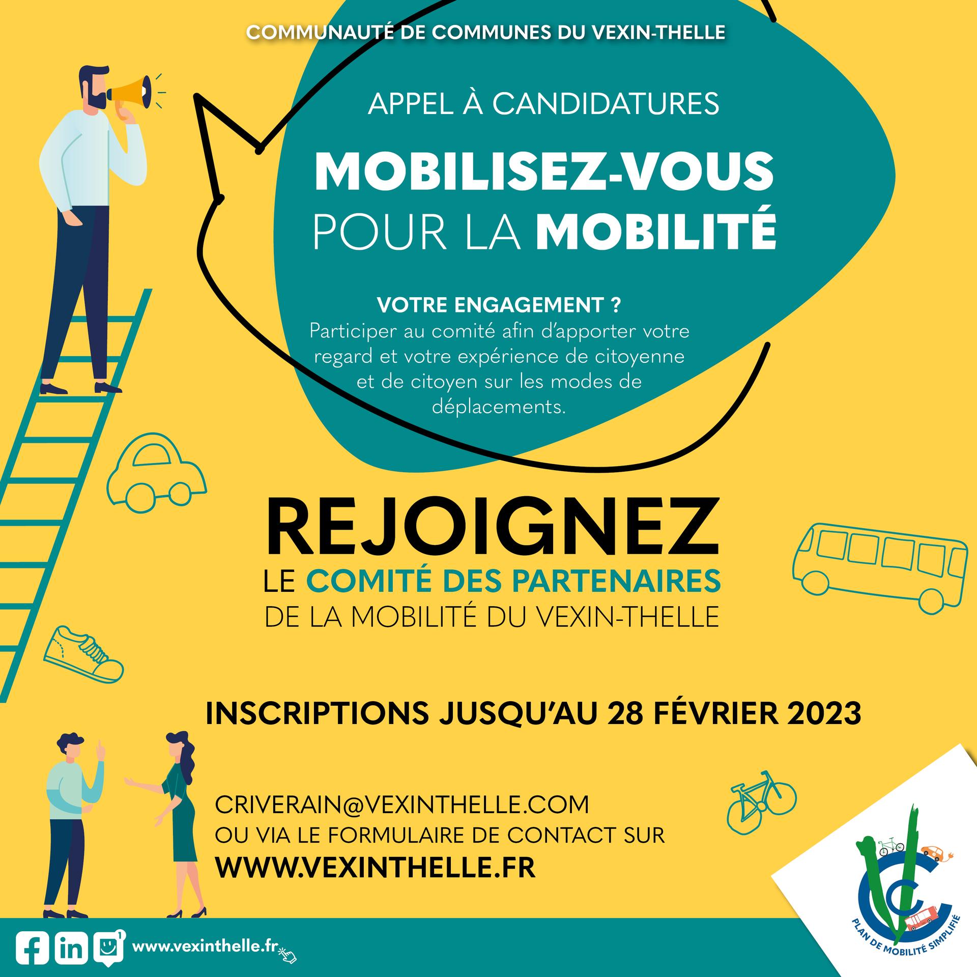 Appel à candidatures - Comité des partenaires - Charline Guyot Appel à candidatures - Comité des partenaires