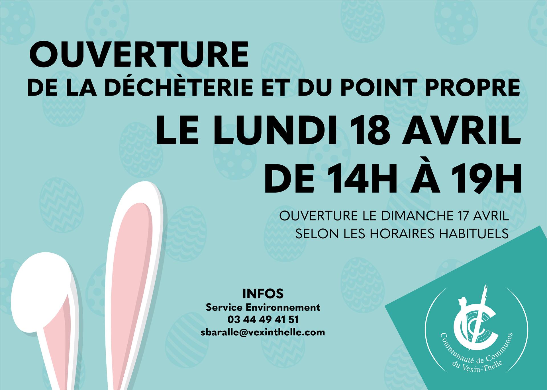 Ouverture déchèterie et point propre - Charline Guyot Ouverture déchèterie et point propre