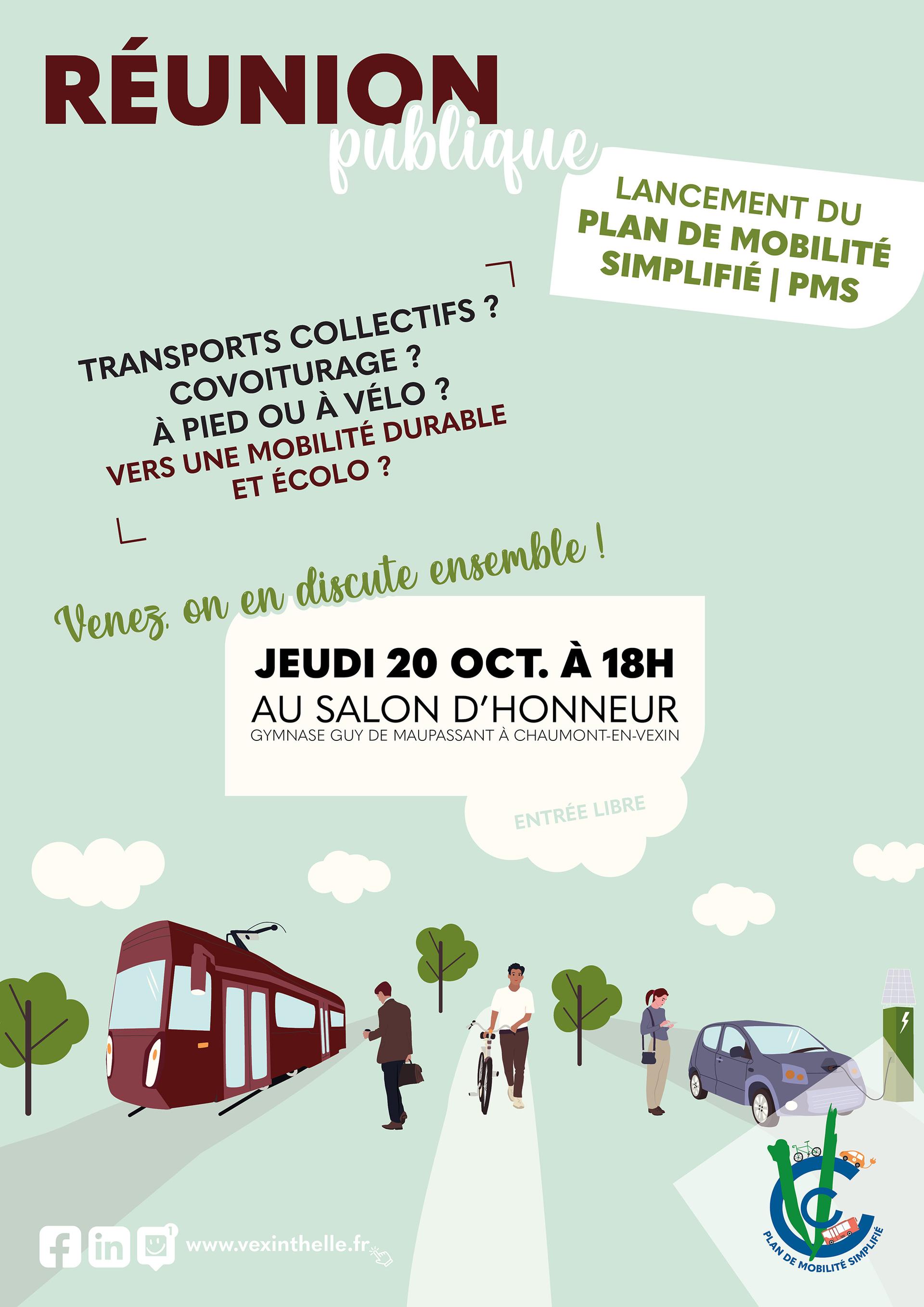 Réunion publique - Plan de Mobilité Simplifié - Charline Guyot Réunion publique - Plan de Mobilité Simplifié