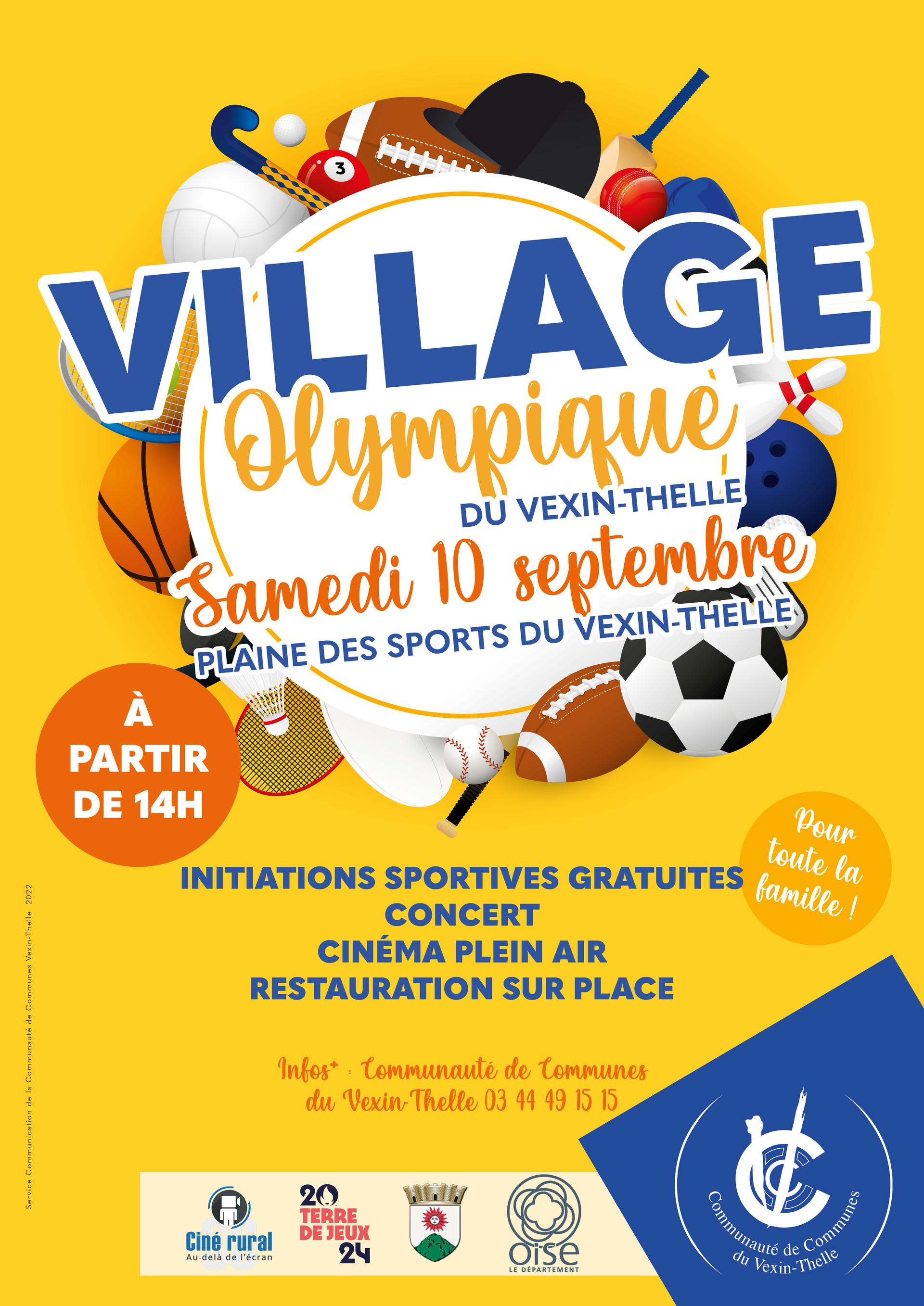 Le Village Olympique du Vexin-Thelle 2022 - Charline Guyot Le Village Olympique du Vexin-Thelle 2022