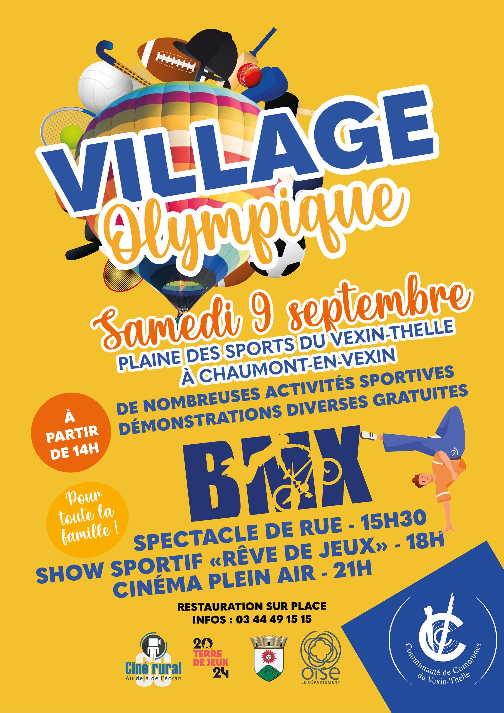 Village olympique 2023 - CCVT - Nathalie CHARPENTIER Village olympique 2023