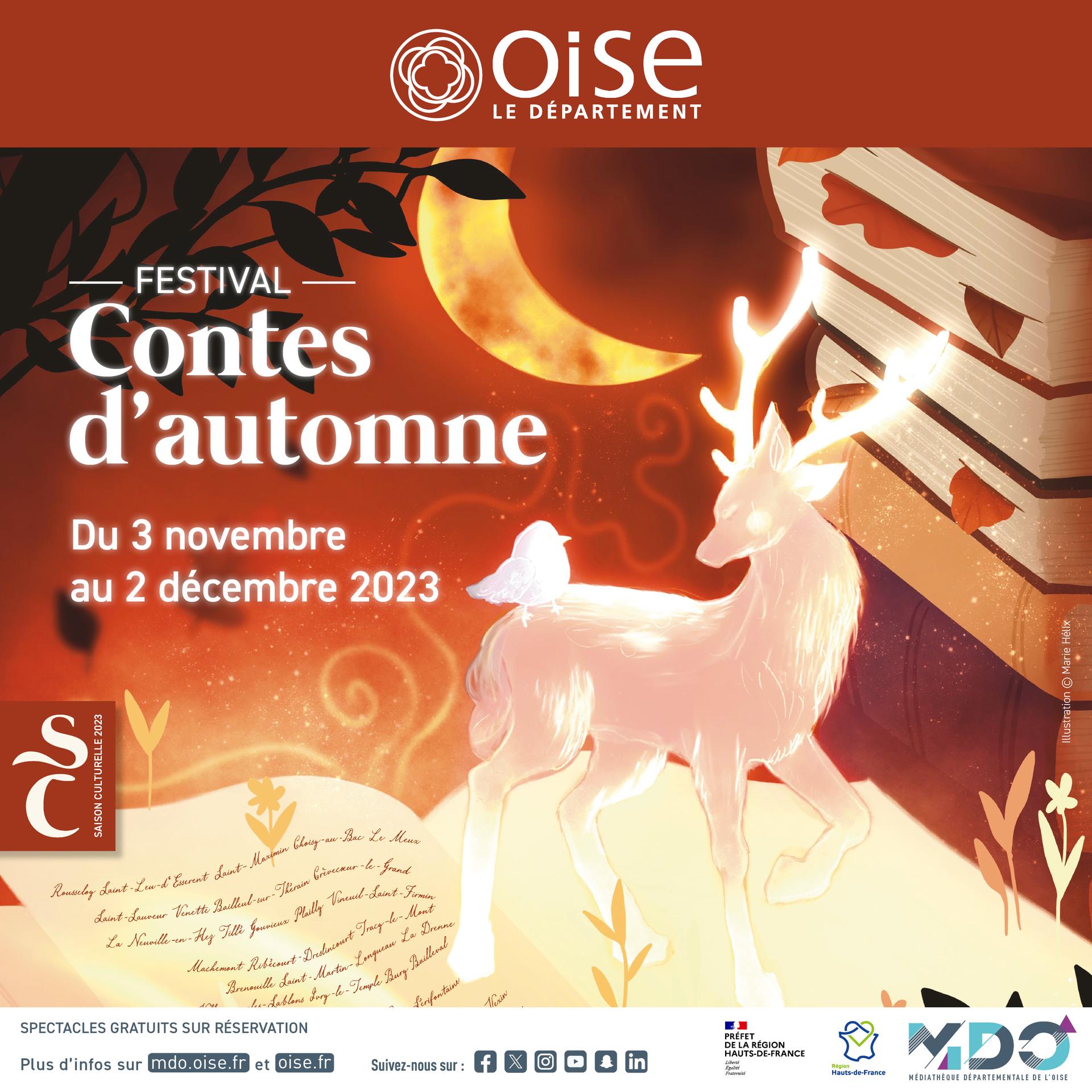 Contes d'Automne 2023 - Oise le Département Contes d'Automne 2023