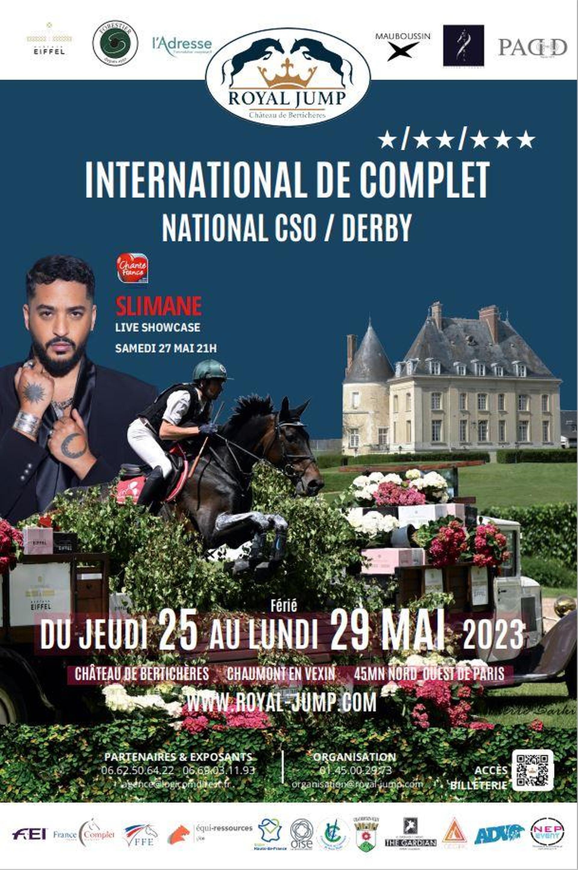 Affiche du Royal Jump 2023 - Pierre Barki / Service Communication RJ Photo issue du flux Tourinsoft
